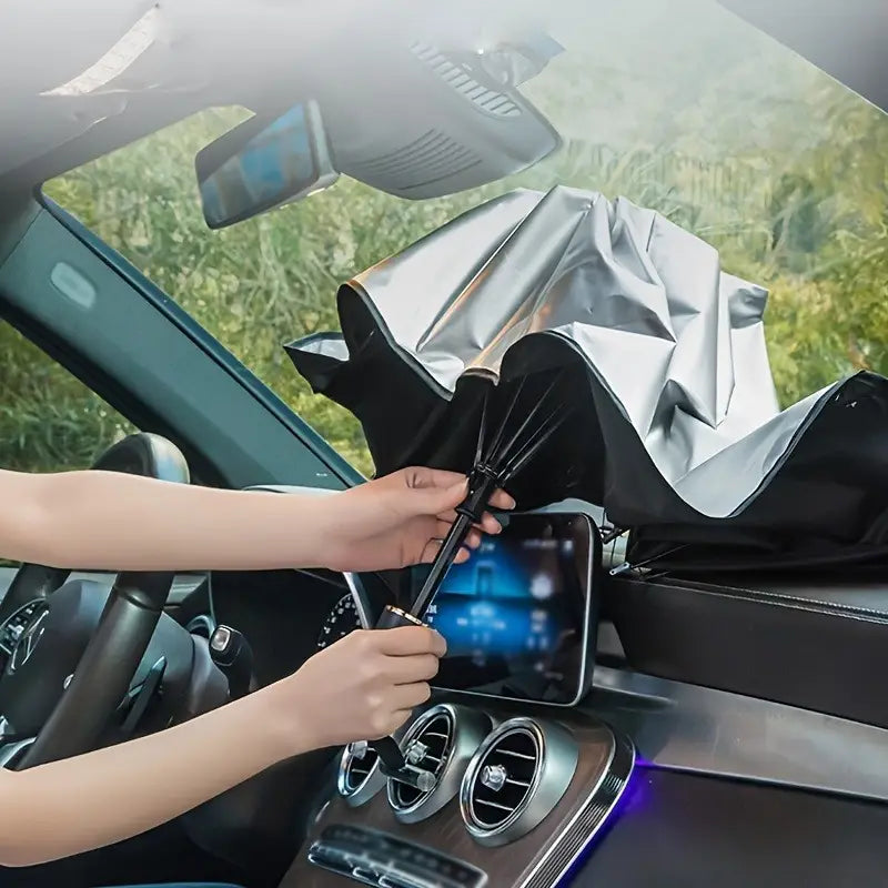 Car Windshield Sun Shade Umbrella | Car Heat Protector