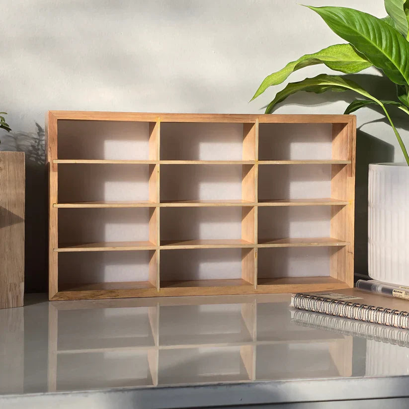 Wooden Light Up Hot Wheels Organizer