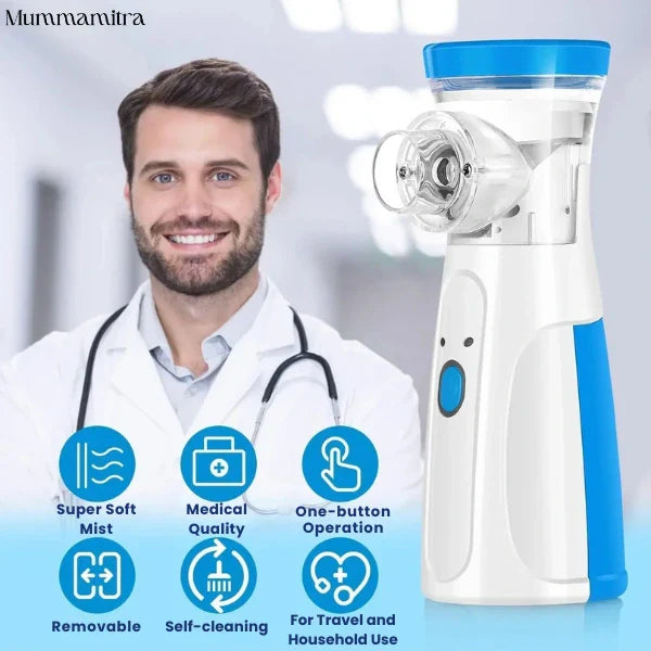 PureBreath™ – Compact Nebulizer | Gentle Vapour | Safe Relief Anytime, Anywhere