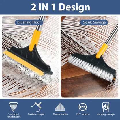 2 In 1 Scrub Cleaning Brush with Soft Scraper