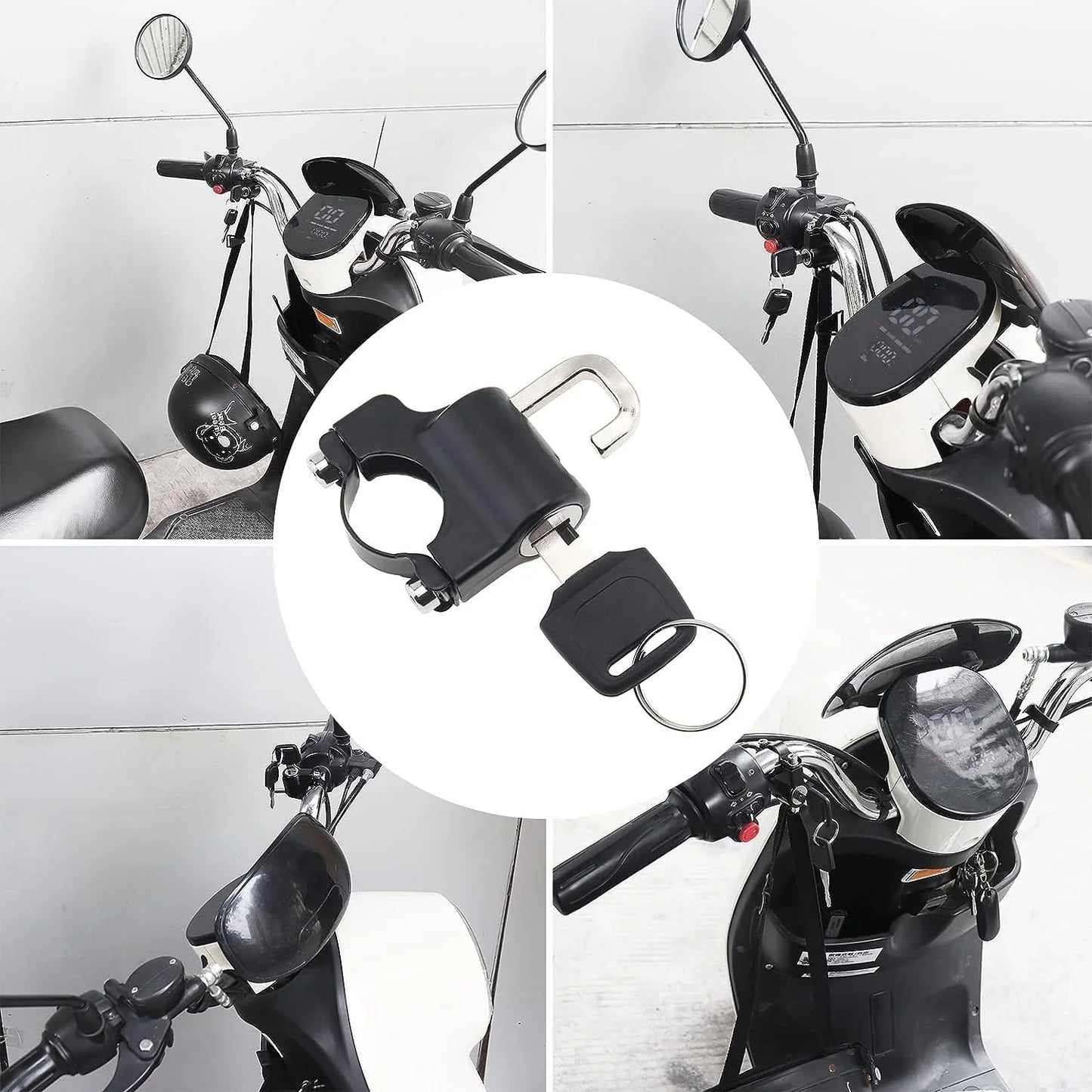 Motorcycle Helmet Lock