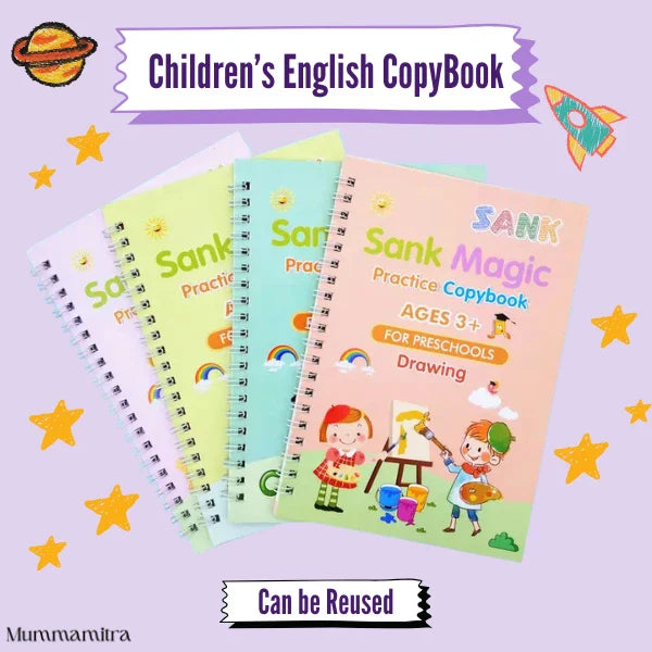 SmartScribe™- The Ultimate Self-Erasing Handwriting Practice Book!