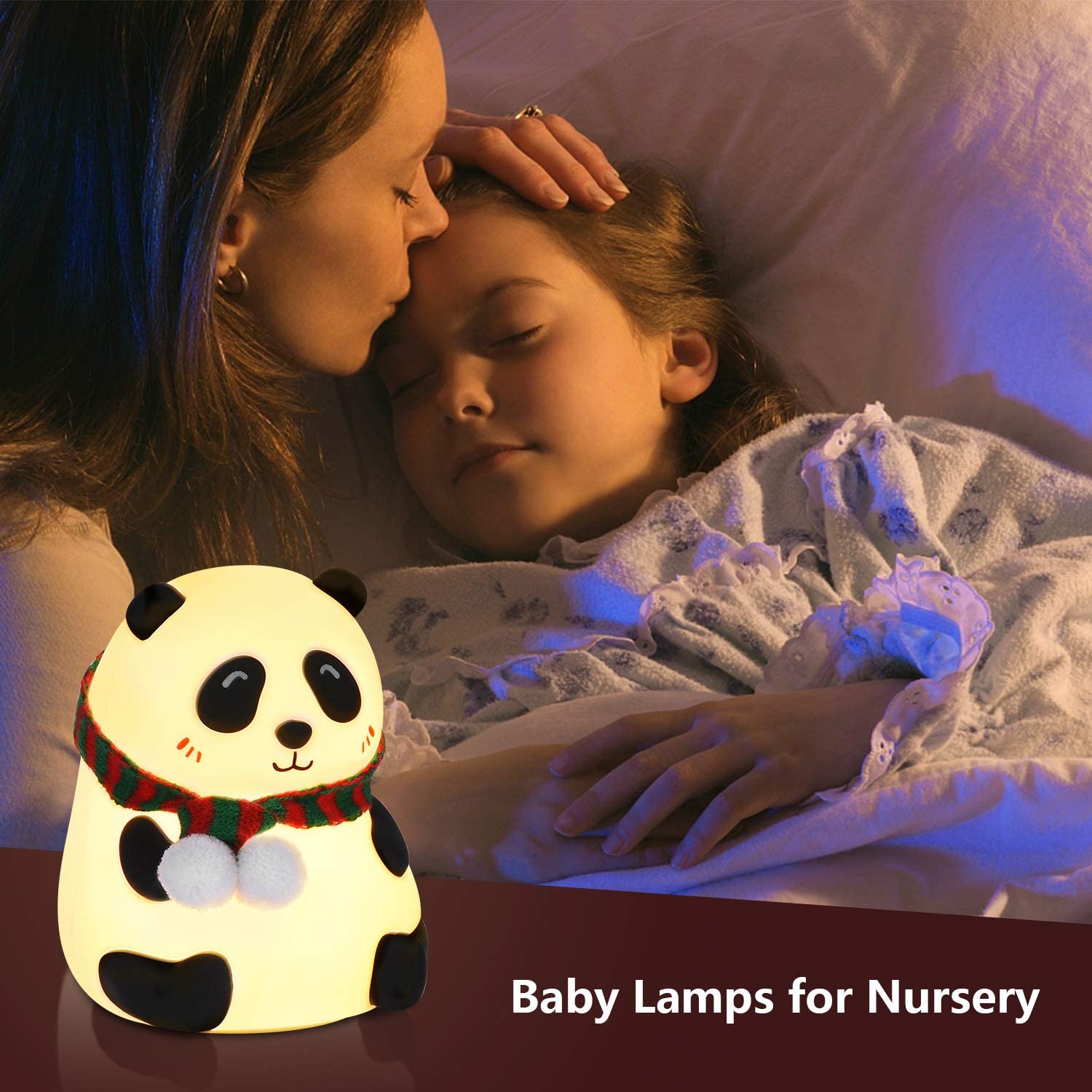 Cute Panda Silicone Night Lamp