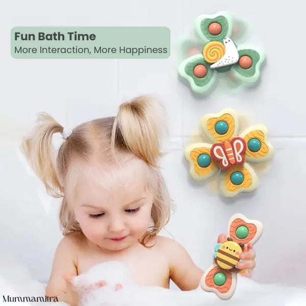 HappySpin™ – Sensory Stimulation | Boosts Motor Skills | Easy Stick & Play