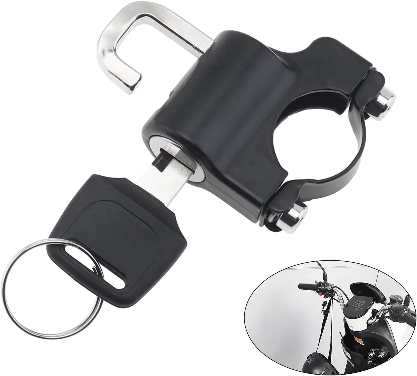 Motorcycle Helmet Lock