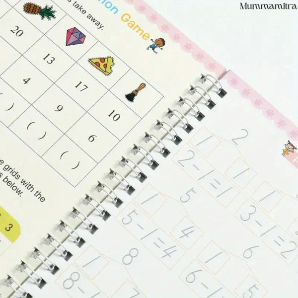 SmartScribe™- The Ultimate Self-Erasing Handwriting Practice Book!