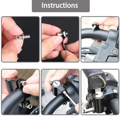 Motorcycle Helmet Lock