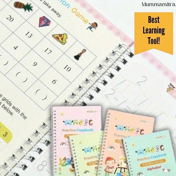 SmartScribe™- The Ultimate Self-Erasing Handwriting Practice Book!