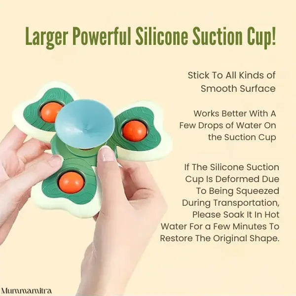 HappySpin™ – Sensory Stimulation | Boosts Motor Skills | Easy Stick & Play