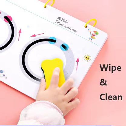 Reusable 64 Pages Kids Practice Set