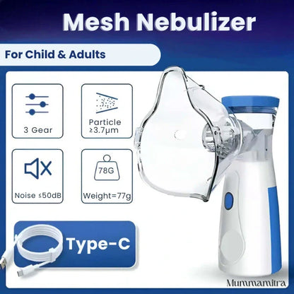 PureBreath™ – Compact Nebulizer | Gentle Vapour | Safe Relief Anytime, Anywhere