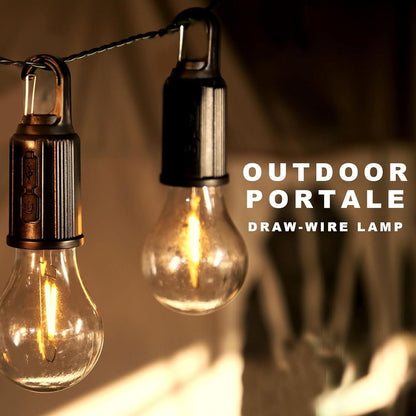 Rechargeable Camping Light With Hook | For Camping, Hiking, Backpacking & Emergency Outage