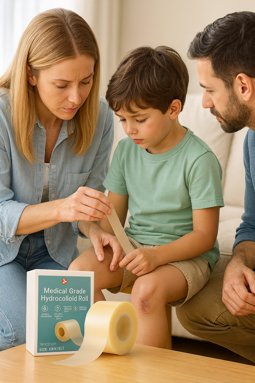 Hydrocolloid Patch Roll (Cut-to-Size Wound Care)