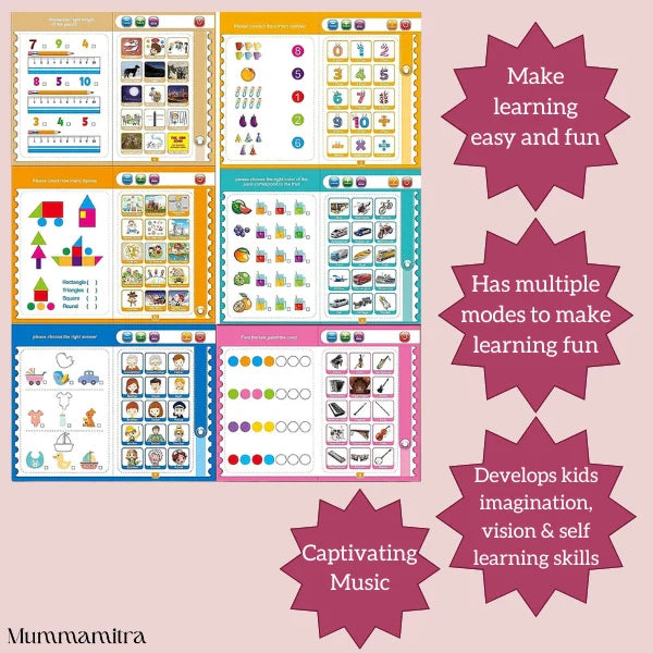 EarlySpark Activity Book™ - Touch, Listen, and Learn with Every Page!