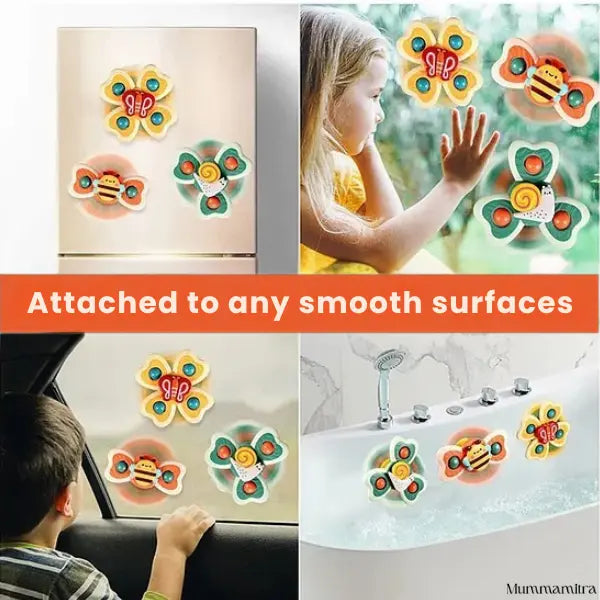 HappySpin™ – Sensory Stimulation | Boosts Motor Skills | Easy Stick & Play