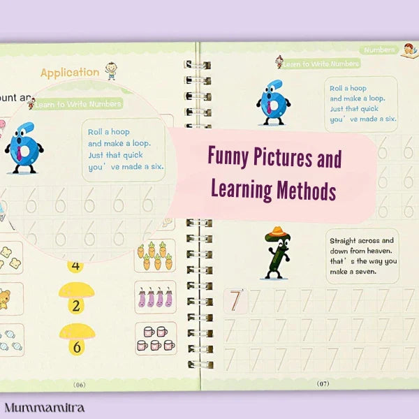 SmartScribe™- The Ultimate Self-Erasing Handwriting Practice Book!