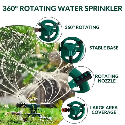 360° Rotating Adjustable Water Sprinkler | 🔥FREE 50ML Plant Boost Supplement 🔥