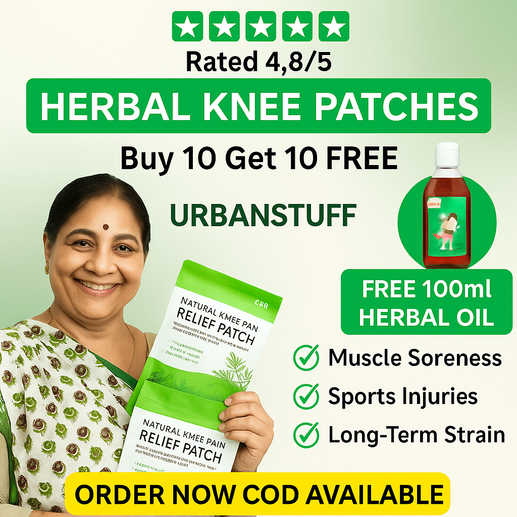 Herbal Knee Pain Relief Patches(BUY 1 GET 1 FREE)
