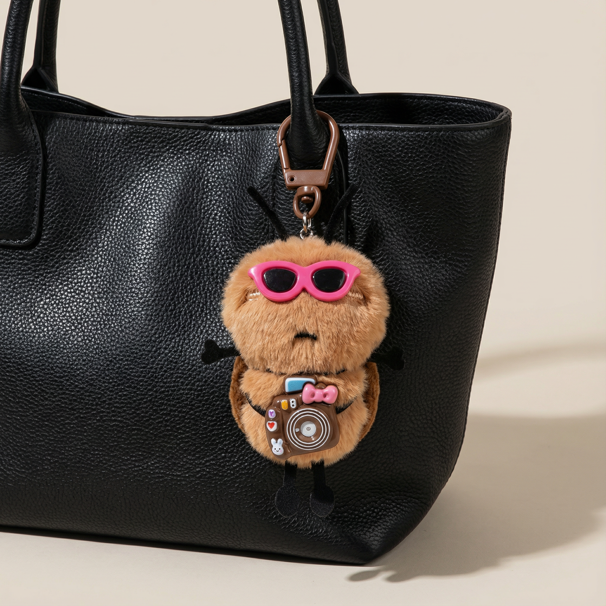 Fuzzy Snapster Bag Charm