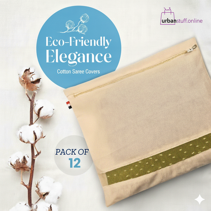 Premium Cotton Saree Covers with Zip