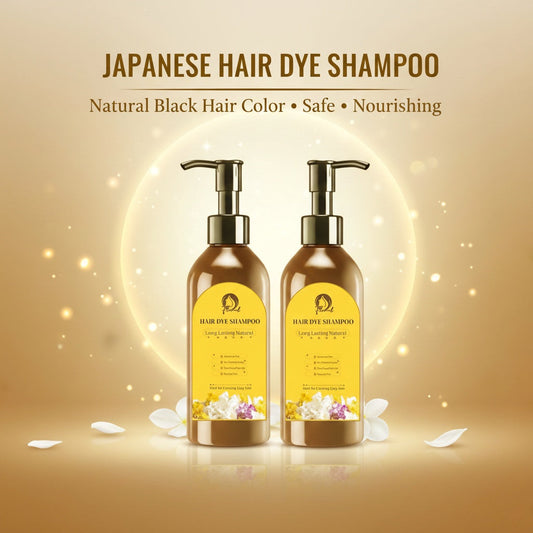 Japanese Long Lasting Natural Hair Dye Shampoo (Buy 1 Get 1 Free)