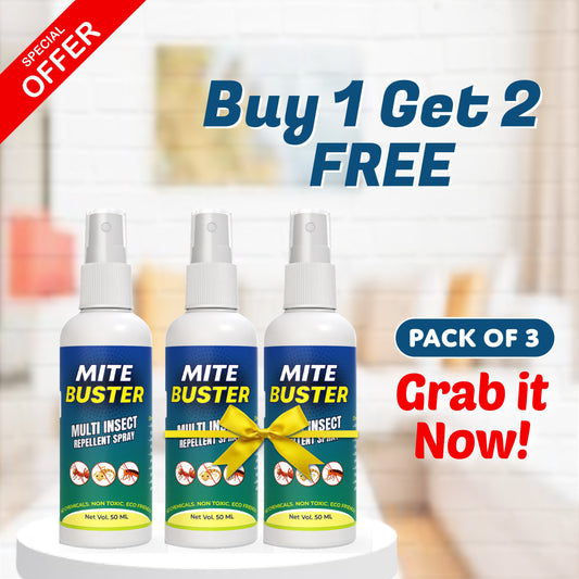 MiteBuster™ Spray – Ultimate Ant, Cockroach, Bed Bugs, Spider Killer 🪲✨