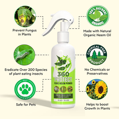 360Protect™ - Pure Neem Plant Protection Spray 🌱✨ (Buy 1 Get 1 Free🔥🔥)