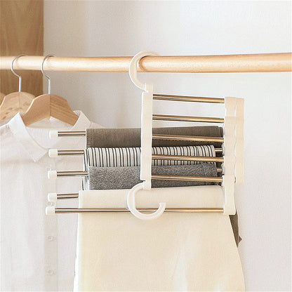 5-in-1 Foldable Space Saving Cloth Hanger