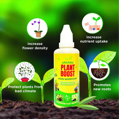 100% Organic Plant Boost Biofertilizer (Free Rose Seeds)