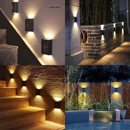 Solar Up & Down LED Wall Light