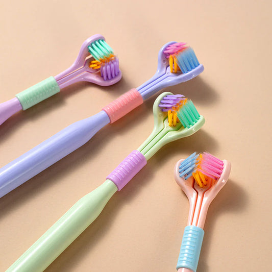 TriClean™ Nano 360° 3-Sided Toothbrush 🦷✨ (Buy 1 Get 1 Free🔥🔥)