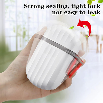Portable Leak-Proof Soap Box with Lid for Bathroom, Camping, Travel, Gym