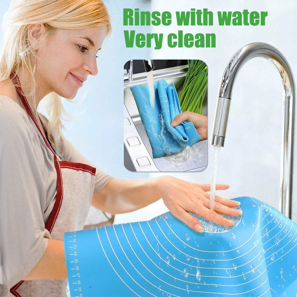 Silicone Roti Mat With Measurements | For Baking, Cooking & Kneading