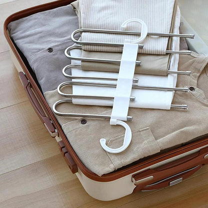 5-in-1 Foldable Space Saving Cloth Hanger