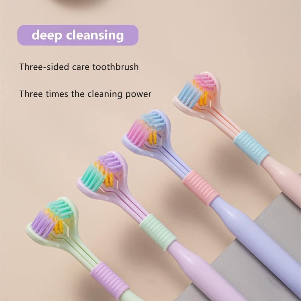 TriClean™ Nano 360° 3-Sided Toothbrush 🦷✨ (Buy 1 Get 1 Free🔥🔥)