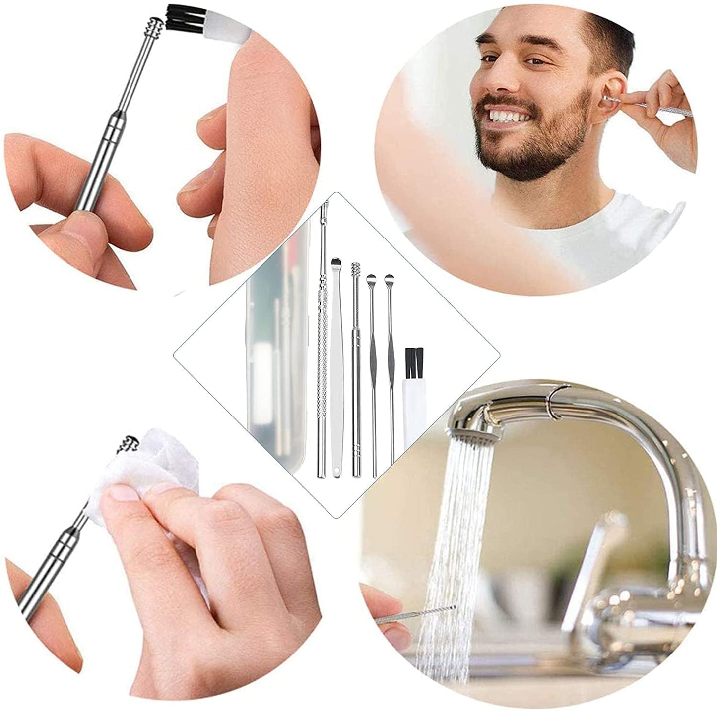 ClearEar™ - Ear Wax Removal Kit (6-Piece Set) 🌿👂