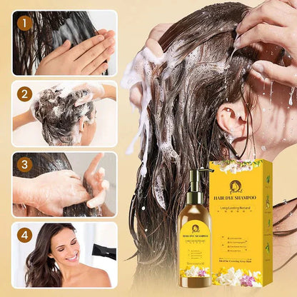 ✨Japanese Long Lasting Natural Hair Dye Shampoo 🔥 Buy 1 Get 1 Free 🔥 (Homepicksofficial)
